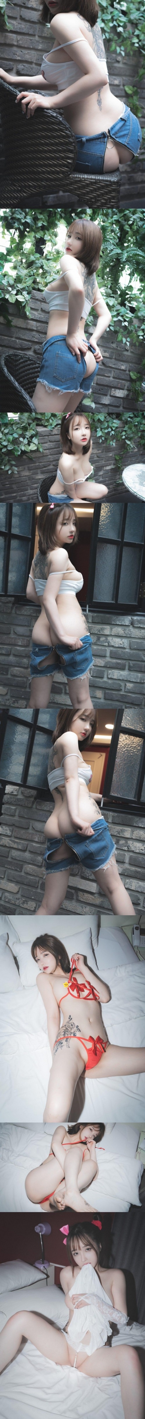 등짝문신녀 뭐하는 짓이니?