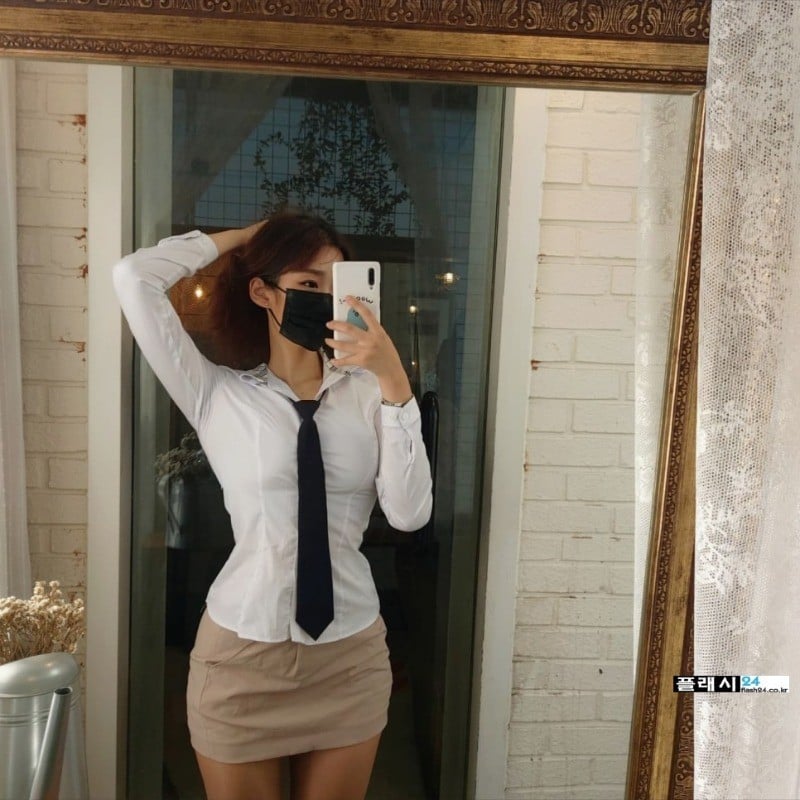 헬스장 카운터녀 다른 모습