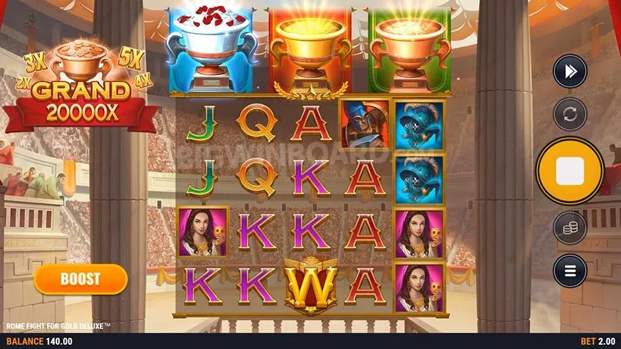 Rome Fight For Gold Deluxe: 슬롯게임 리뷰