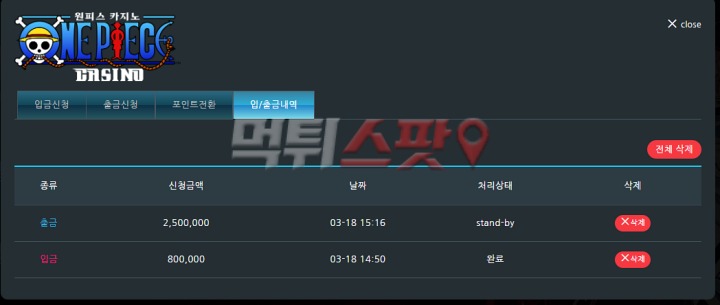 원피스카지노 먹튀사이트 250만원도 안 주려고 하네요.